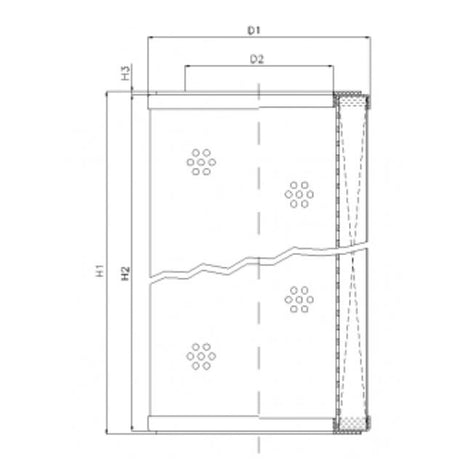R5100T149 filter element for return filter