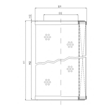 R5100T149V filter element for return filter