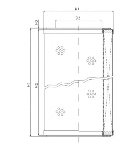 R5100T74 filter element for return filter