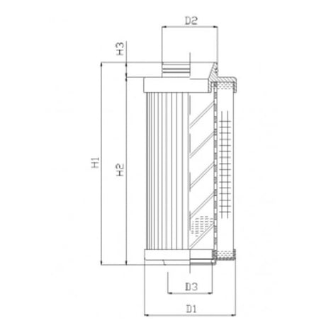 R531C10V filter element for return filter