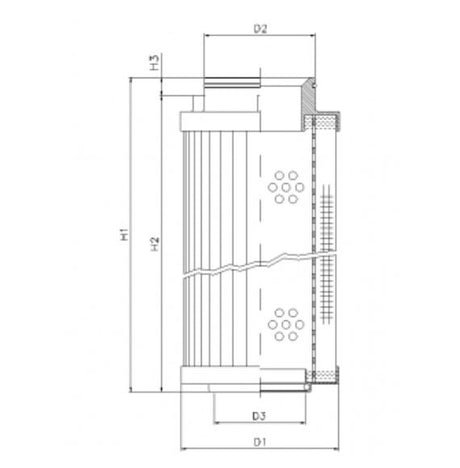 R540G03 filter element for return filter