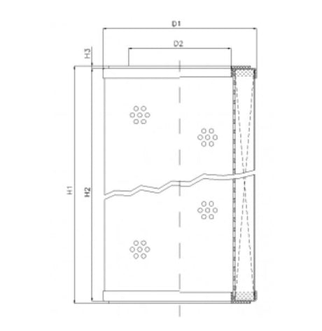 R570T149V filter element for return filter