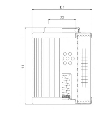 R611T60 hydraulic filter element