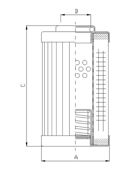 R612T40 hydraulic filter element