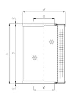 R660C10R hydraulic filter element
