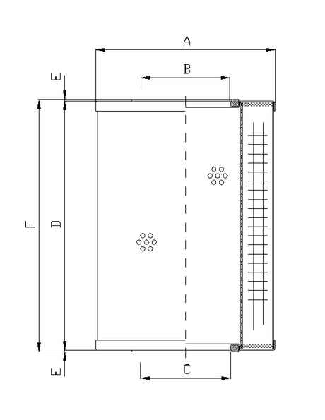 R660C25 hydraulic filter element