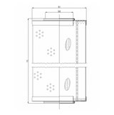 R670G06V hydraulic filter element