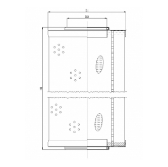 R670G10 hydraulic filter element