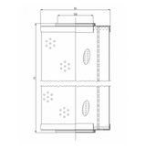 R672G15 hydraulic filter element
