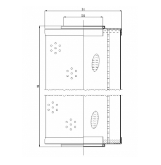 R672G15 hydraulic filter element