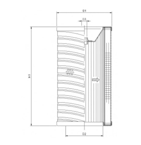 R700G06 filter element for return filter