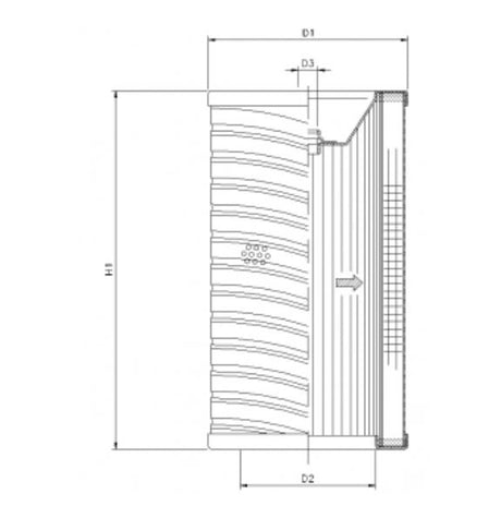 R700T120 filter element for return filter