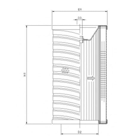 R730T100 filter element for return filter