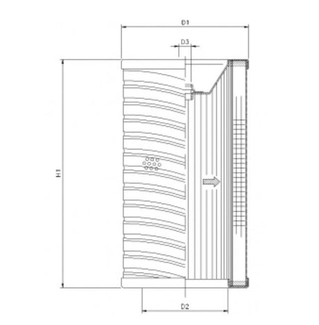 R736T10 filter element for return filter