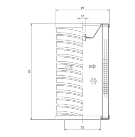 R750G06P filter element for return filter