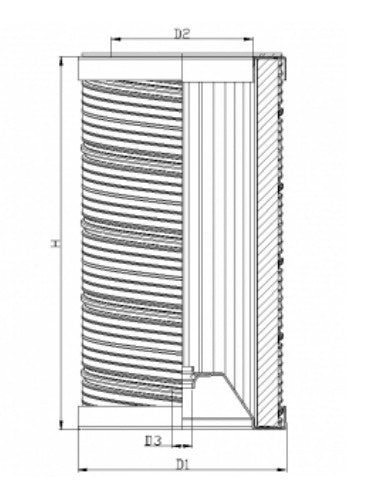R7F26G25B hydraulic filter element