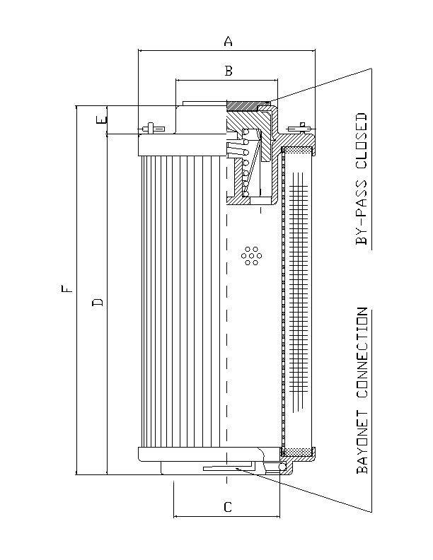 RHR1300B50V/5 hydraulic filter element