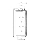 RHR1300G03B0/AB1 hydraulic filter element