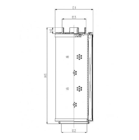 RHR1300G05B0/AB1 Filter element for return filter