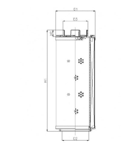RHR1300G10B0/AB1 hydraulic filter element