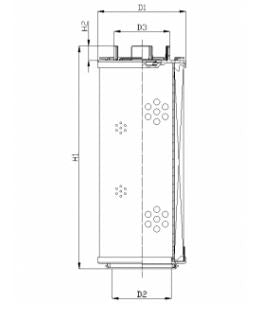 RHR1300M05B0/AB1 hydraulic filter element