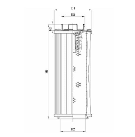 RHR1300S50B3/AB1 Filter element for return filter