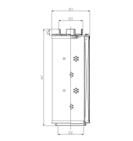 RHR150G15B3/AB1 hydraulic filter element