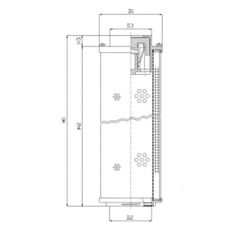 RHR160N05V filter element for return filter