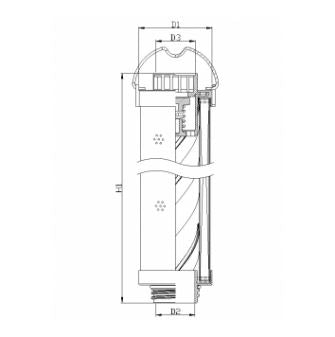 RHR165G10V3/016 hydraulic filter element