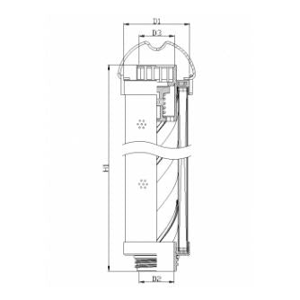 RHR165G15V3/016 hydraulic filter element