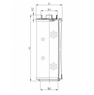 RHR1700G05B0/ESD hydraulic filter element