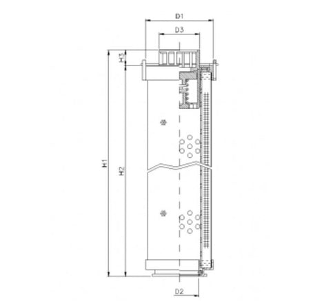 RHR185G10B3/AB1 hydraulic filter element