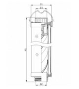 RHR195G10B3/016 hydraulic filter element