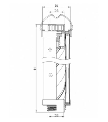 RHR195G10B3/016 hydraulic filter element