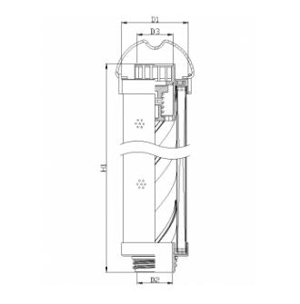 RHR195G15V3/016 hydraulic filter element