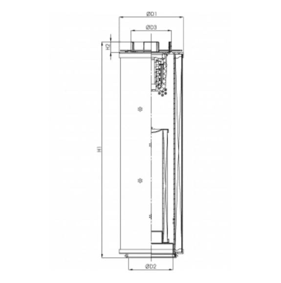 RHR2200G10V4/005 hydraulic filter element