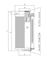RHR240G10B0/AB1 hydraulic filter element