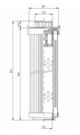 RHR240S200B3/AB1 hydraulic filter element