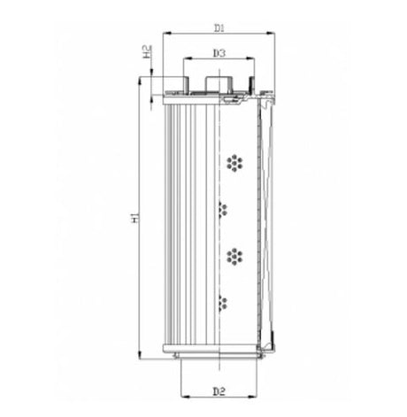 RHR2600AW40B0/AB1 hydraulic filter element