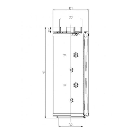 RHR2600G05B0/ESD Filter element for return filter