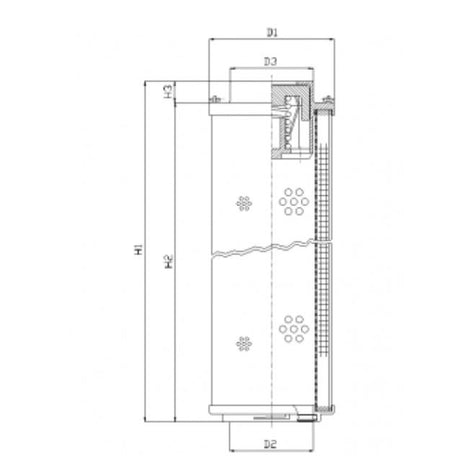 RHR2600N05B filter element for return filter
