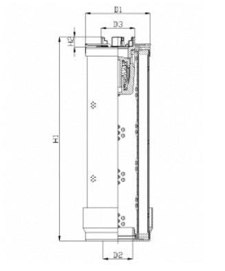 RHR270G20B3/ESD hydraulic filter element