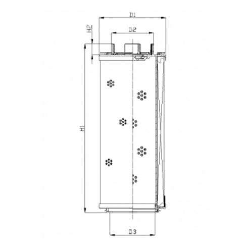 RHR330G05B0/AB1 hydraulic filter element