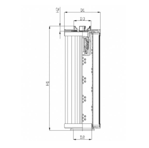 RHR330GW03V3/AB1 hydraulic filter element