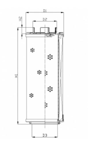 RHR330N10B0/AB1 Filter element for return filter