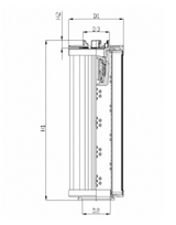 RHR330S25B3/AB1 hydraulic filter element