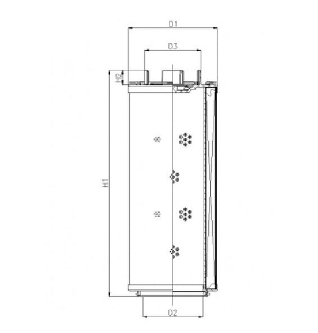 RHR60N03B3/AB1 filter element for return filter