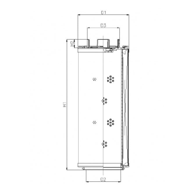 RHR60S100B3/AB1 hydraulic filter element
