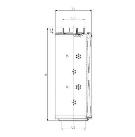 RHR60S100B3/AB1 hydraulic filter element