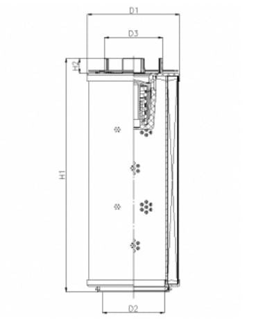 RHR660N03B3/AB1 hydraulic filter element